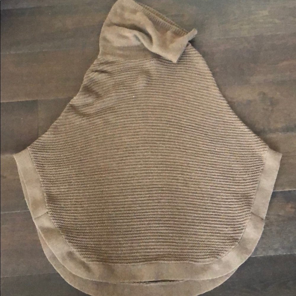 Target cowl neck poncho sweater